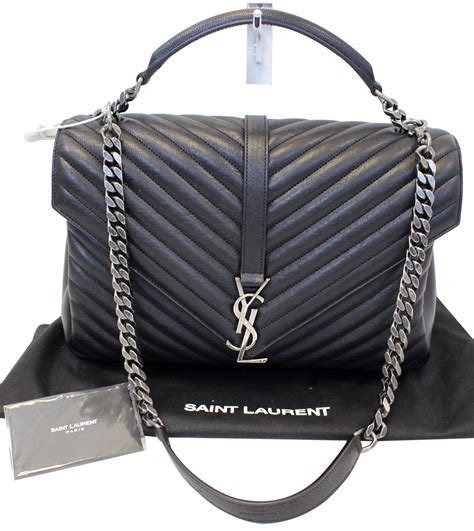 ysl shoulder bag with chain.